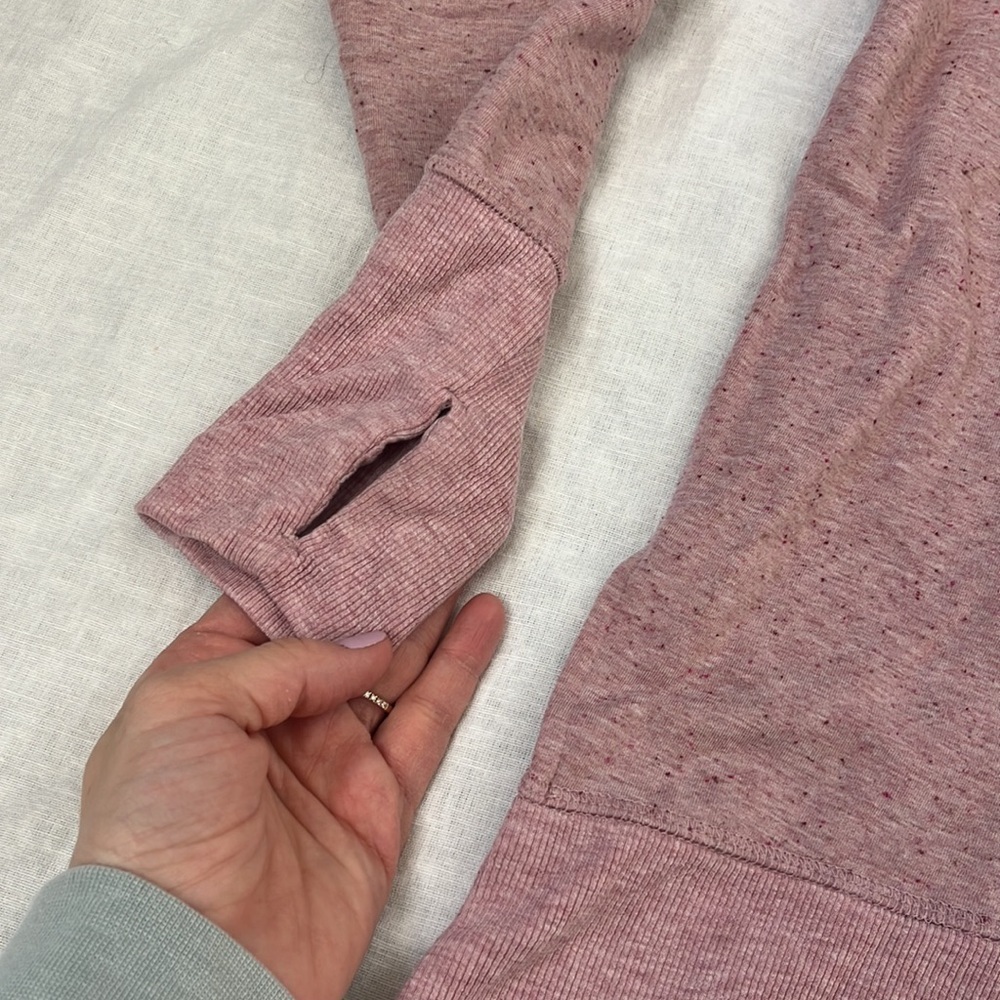 Athleta Balance Pullover Crew Neck Sweater Pink size Medium - Picture 7 of 11